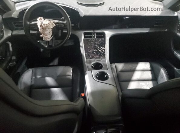 WP0AA2Y16MSA13729 2021 PORSCHE TAYCAN Gray Widok deski rozdzielczej