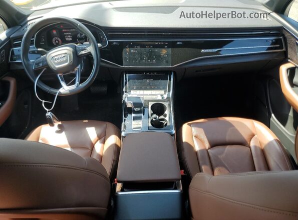 WA1LXAF74LD001646 2020 AUDI Q7 White Widok deski rozdzielczej