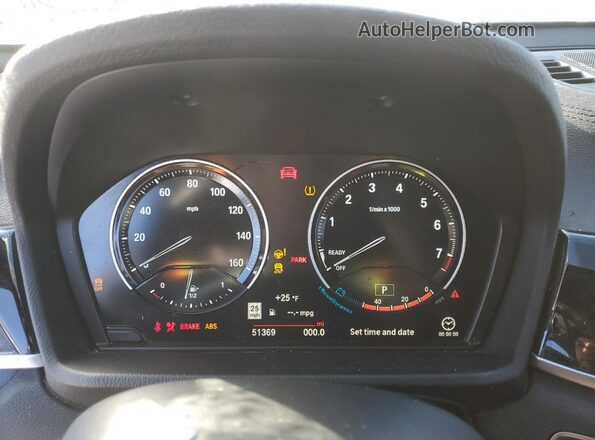 WBXYJ1C07N5T93056 2022 BMW X2 Black Vista del cuadro de instrumentos