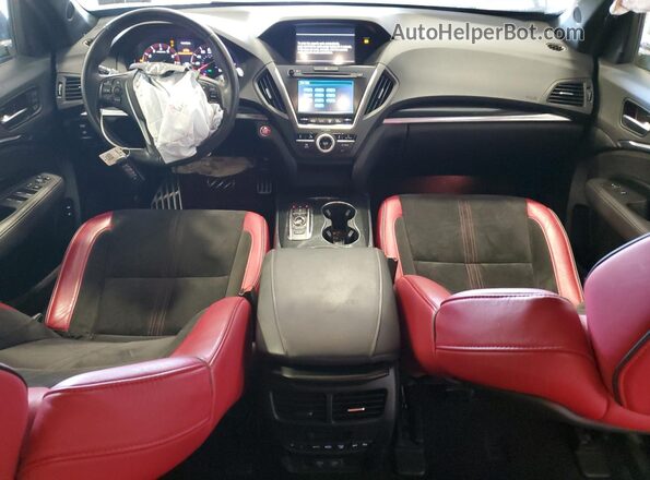 5J8YD4H04LL029413 2020 ACURA MDX Black Вид панелі приладів