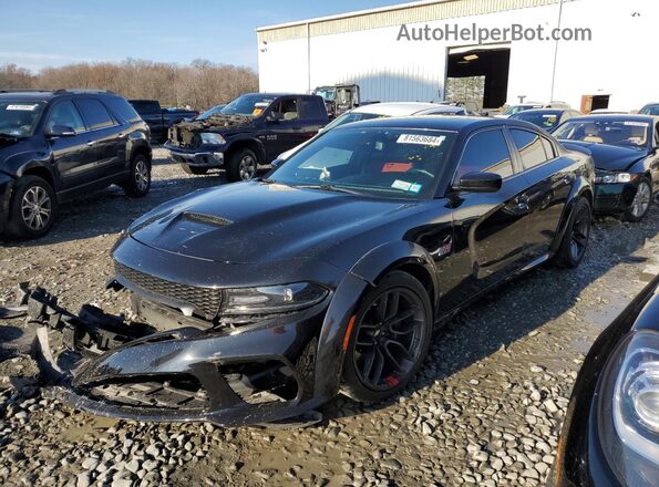 2C3CDXGJXMH515263 2021 DODGE CHARGER Черный Передняя левая четверть
