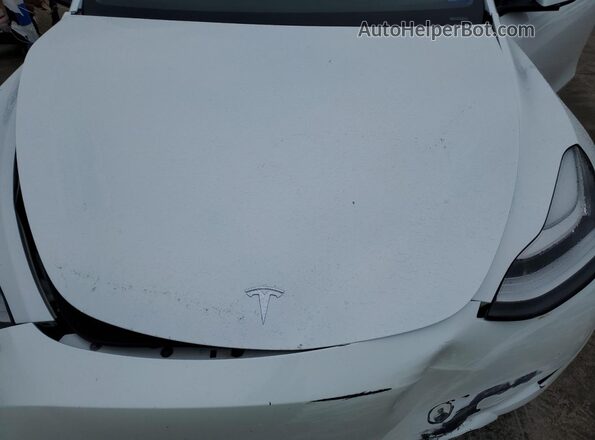 5YJYGDEE9MF088273 2021 TESLA MODEL Белый Вид задней части салона