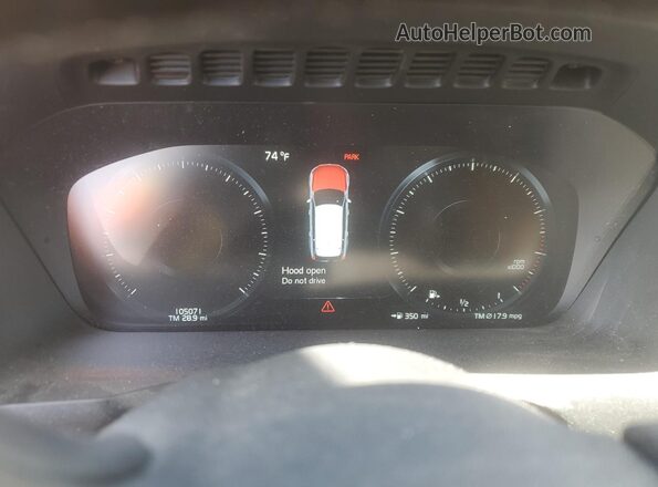 YV4A22PL8G1071863 2016 VOLVO XC90 Белый Вид щитка приборов