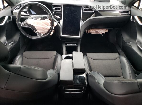 5YJSA1E1XHF210860 2017 TESLA MODEL Угольный Вид панели приборов