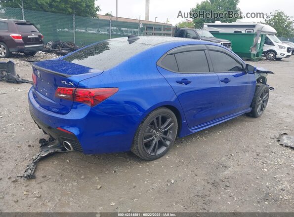 19UUB2F64LA004121 2020 ACURA TLX Синий Задняя правая четверть
