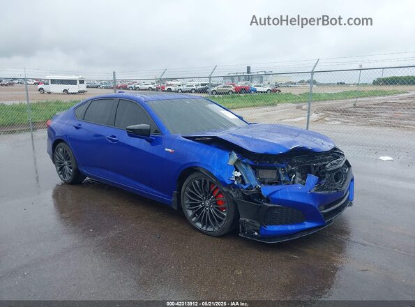 19UUB7F08NA001041 2022 ACURA TLX Синий Передняя правая четверть