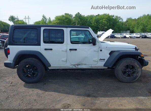 1C4HJXDGXLW339950 2020 JEEP WRANGLER UNLIMITED White Widok wnętrza z tyłu