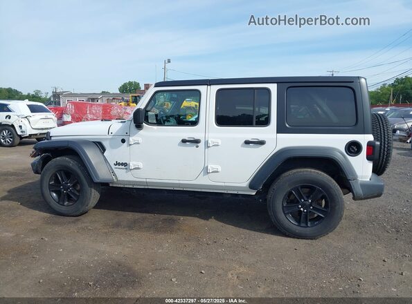 1C4HJXDGXLW339950 2020 JEEP WRANGLER UNLIMITED White Widok wnętrza 360 stopni