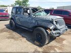 2020 Jeep Wrangler Unlimited Sport 4x4 Gray vin: 1C4HJXDN4LW128581