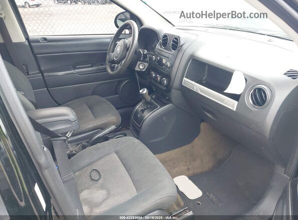 1C4NJCBA3HD146648 2017 JEEP COMPASS Черный Вид салона спереди