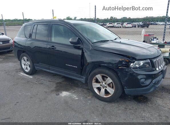 1C4NJCBA3HD146648 2017 JEEP COMPASS Черный Вид спереди