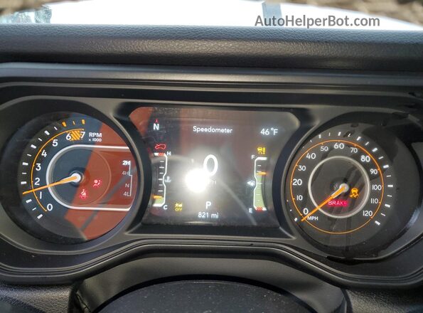 1C4PJXDN0SW517308 2025 JEEP WRANGLER Белый Вид щитка приборов
