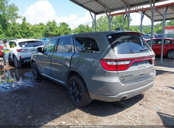 1C4RDJDG4MC751809 2021 DODGE DURANGO Gray Trasero izquierdo