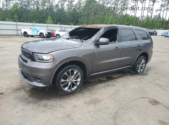 1C4RDJDGXLC297063 2020 DODGE DURANGO Gray Front left