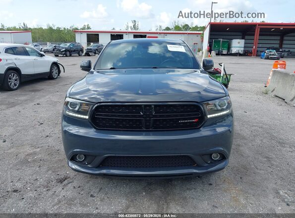 1C4SDHCTXHC798535 2017 DODGE DURANGO Gray Instrument cluster view