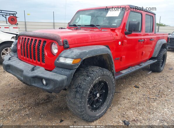 1C6JJTAG1LL108622 2020 JEEP GLADIATOR Красный Передняя левая четверть