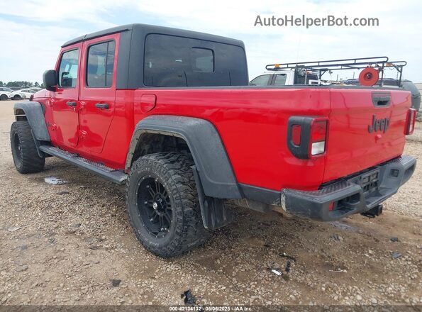 1C6JJTAG1LL108622 2020 JEEP GLADIATOR Красный Задняя левая четверть