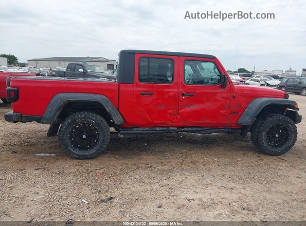 1C6JJTAG1LL108622 2020 JEEP GLADIATOR Красный Вид задней части салона