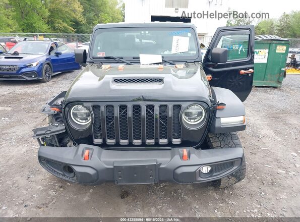 1C6JJTEG9ML530066 2021 JEEP GLADIATOR Black წინა ხედი