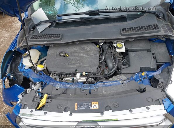 1FMCU0GD9HUE04490 2017 FORD ESCAPE Синий Вид сзади