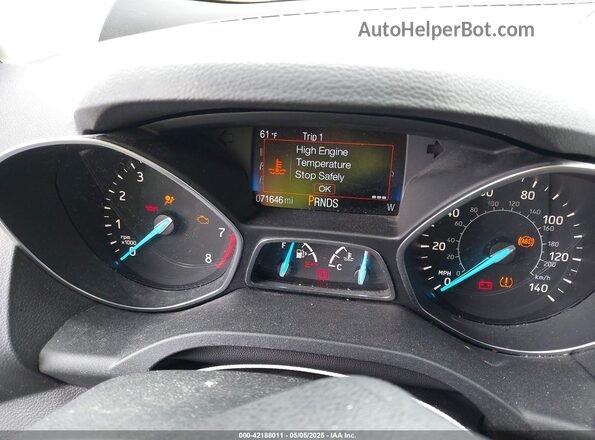 1FMCU0GD9HUE04490 2017 FORD ESCAPE Синий Вид задних сидений