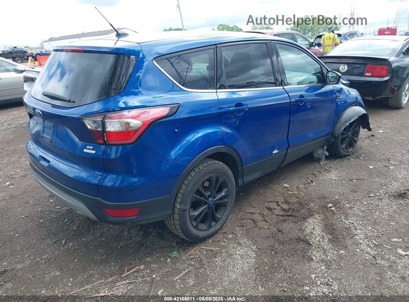 1FMCU0GD9HUE04490 2017 FORD ESCAPE Синий Задняя правая четверть