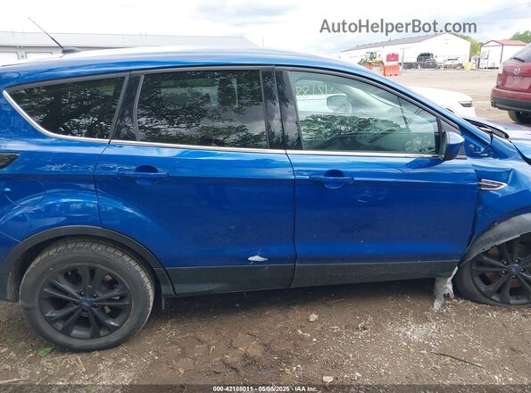 1FMCU0GD9HUE04490 2017 FORD ESCAPE Синий Вид задней части салона