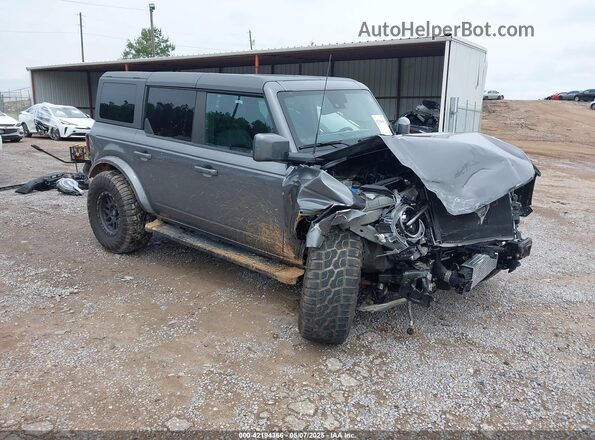 1FMDE5BH9PLB06017 2023 FORD BRONCO Gray Przód prawy