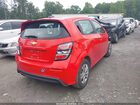 2020 Chevrolet Sonic Fwd  1fl 5-door Red vin: 1G1JG6SB5L4115409