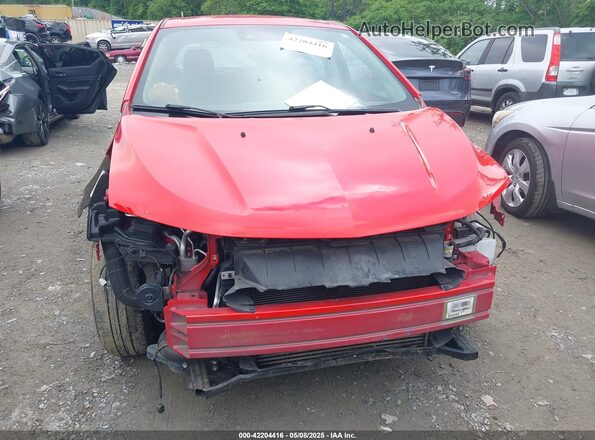 1G1JG6SB5L4115409 2020 CHEVROLET SONIC Red Widok z przodu