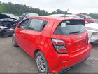 2020 Chevrolet Sonic Fwd  1fl 5-door Red vin: 1G1JG6SB5L4115409