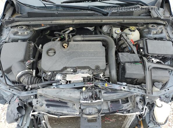 1G1ZD5ST1MF077956 2021 CHEVROLET MALIBU Серый Вид задней части салона