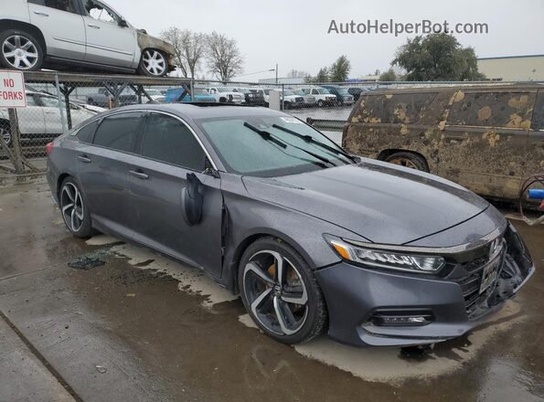 1HGCV2F32LA001680 2020 HONDA ACCORD Gray წინა მარჯვენა