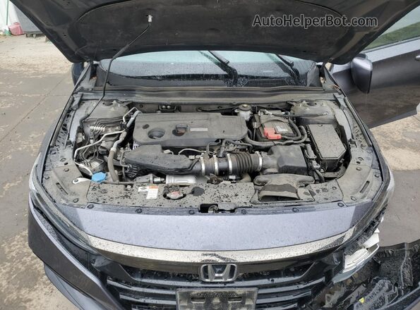 1HGCV2F32LA001680 2020 HONDA ACCORD Gray უკანა სალონის ხედი
