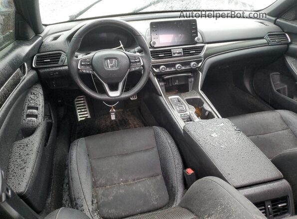 1HGCV2F32LA001680 2020 HONDA ACCORD Gray წინა პანელის ხედი