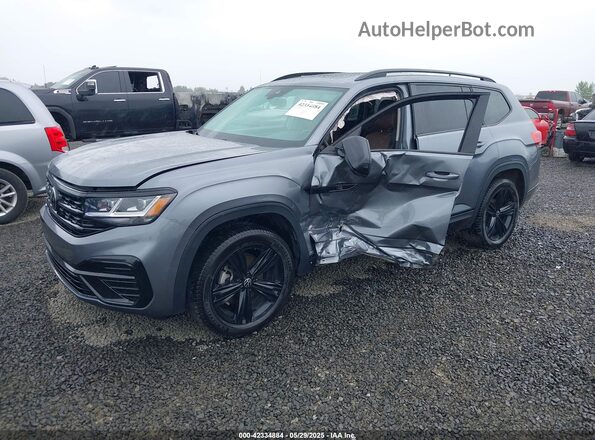 1V2SR2CA5PC535282 2023 VOLKSWAGEN ATLAS Gray წინა მარცხენა ხედი სამი მეოთხედიდან