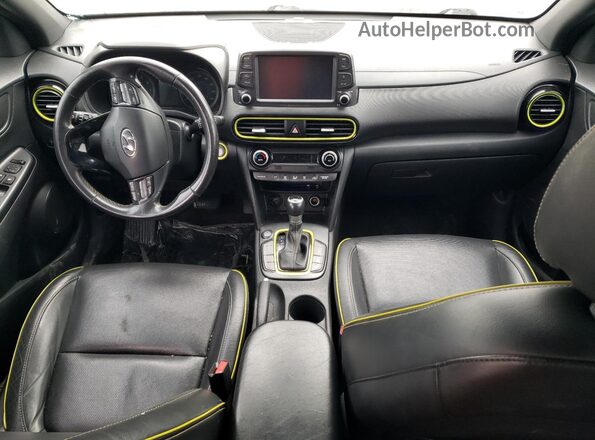 KM8K53A5XKU381496 2019 HYUNDAI KONA Серый Вид панели приборов