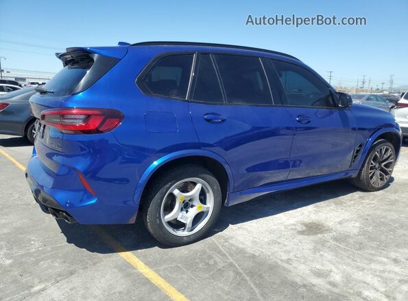 5YMJU0C05N9M64142 2022 BMW X5 Blue Rear right