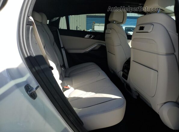5UX33EX02R9U96529 2024 BMW X6 Белый Вид задней части салона