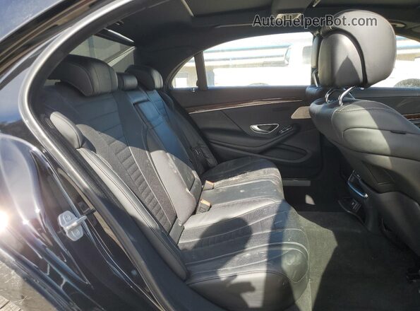 WDDUG8FB9GA254532 2016 MERCEDES-BENZ S Черный Вид задних сидений
