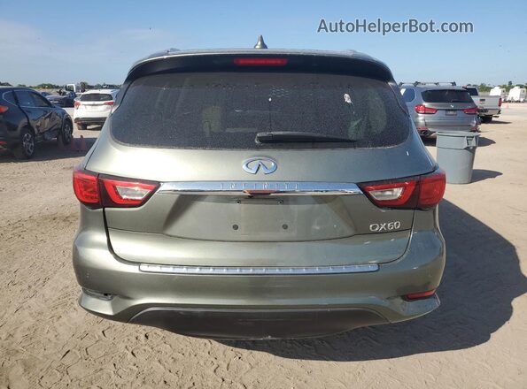 5N1DL0MN6HC520191 2017 INFINITI QX60 Green უკანა ხედი