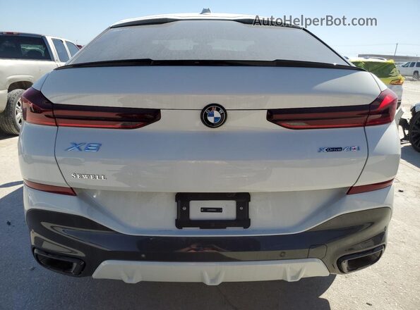 5UX33EX02R9U96529 2024 BMW X6 Белый Вид сзади