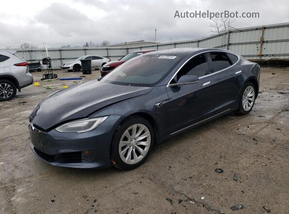 5YJSA1E1XHF210860 2017 TESLA MODEL Угольный Передняя левая четверть