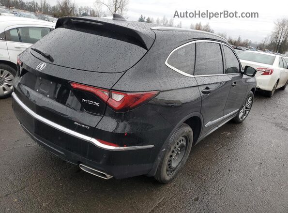 5J8YE1H83PL013422 2023 ACURA MDX Черный Задняя правая четверть