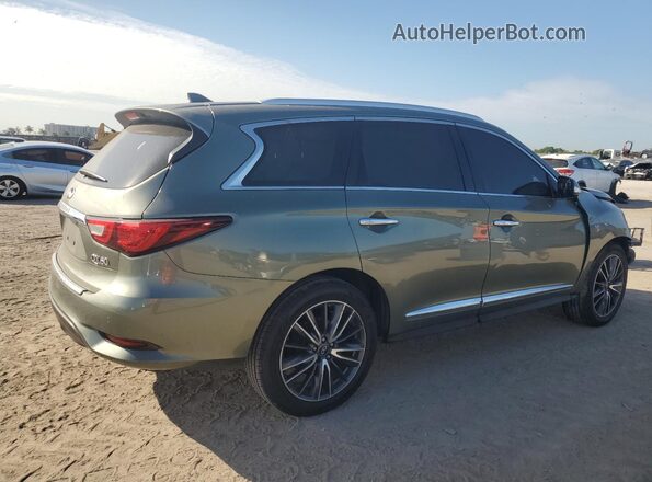 5N1DL0MN6HC520191 2017 INFINITI QX60 Green უკანა მარჯვენა