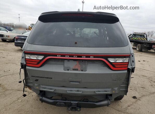 1C4SDJGJ4MC578706 2021 DODGE DURANGO Gray Rear view