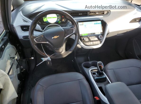 1G1FZ6S08L4137127 2020 CHEVROLET BOLT Угольный Вид панели приборов