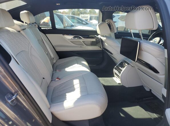 WBA7U2C0XNCK85433 2022 BMW OTHER Gray უკანა სავარძლების ხედი