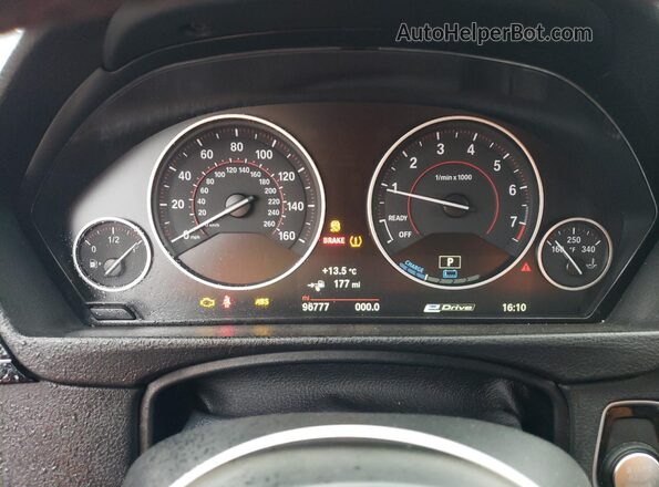 WBA8E1C34HA029262 2017 BMW OTHER Black Vista del cuadro de instrumentos