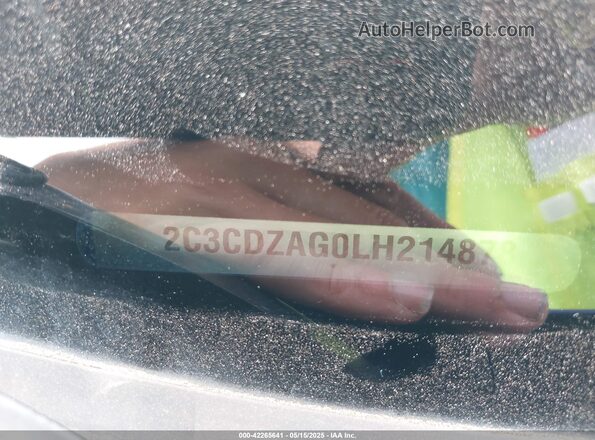 2C3CDZAG0LH214878 2020 DODGE CHALLENGER White Вид підкапотного простору